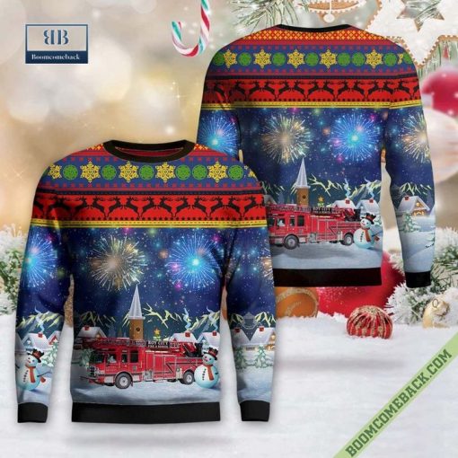 Utah, Roy City Fire Department Ugly Christmas Sweater
