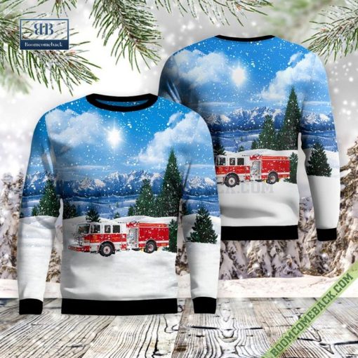 Virginia, Arlington County Fire Department Ugly Christmas Sweater