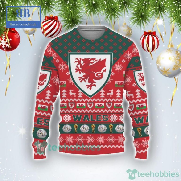 Wales National Football Team World Cup 2022 Qatar Style 2 Ugly Christmas Sweater