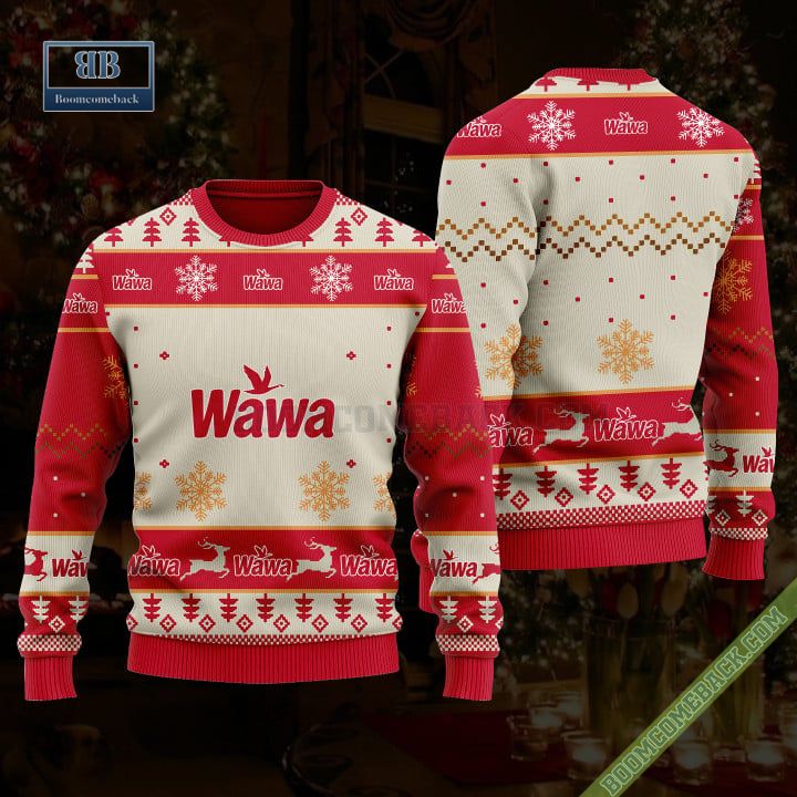 Wawa Reindeer 3D Ugly Christmas Sweater