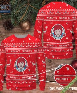 Wendy’s Company Ugly Christmas Sweater