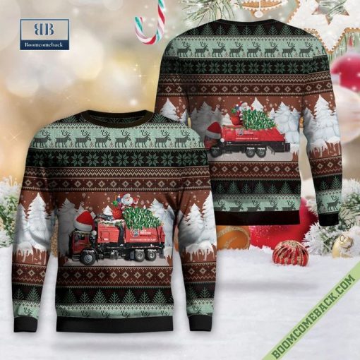 WIN Waste Innovations Waste Management Ugly Sweater Jumper