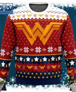 Wonder Woman Symbol Ugly Christmas Sweater