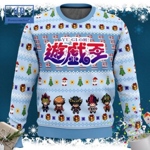 Yu-Gi-Oh Character Sprites Ugly Christmas Sweater
