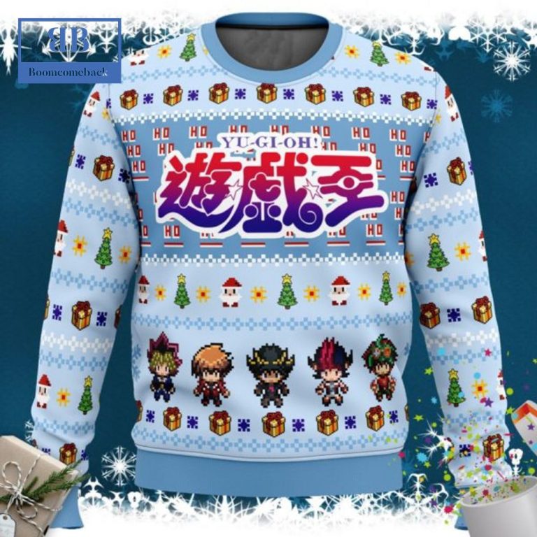 Yu-Gi-Oh It's Time To Duel Ugly Christmas Sweater